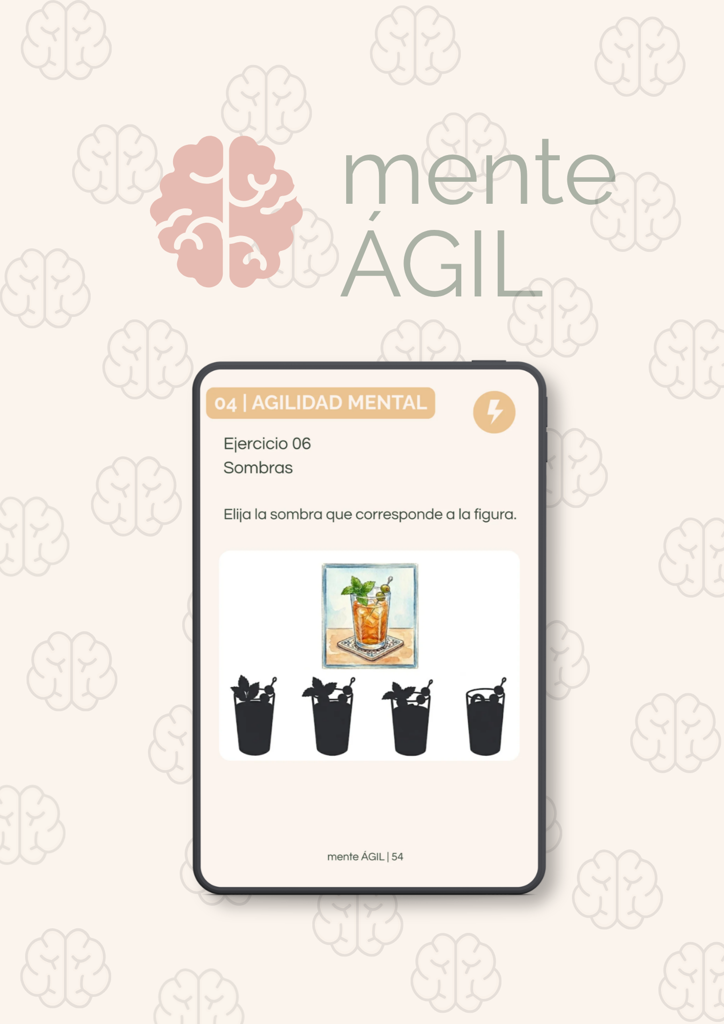 🧠 Mente Ágil | Cuadernillo de Estimulación Cognitiva para Adultos +50